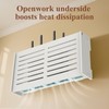 WiFi Router Box Hider No Drill Wall Mount Router Storage