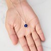 Philip Jones Sterling Silver Lapis Gemstone Necklace