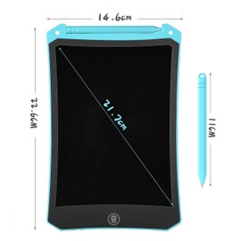 8.5 Inch LCD Drawing Tablet, 2 Pack Drawing Pads for Kids, Colourful Drawing Board for Kids, Educational and Educational Toy Gifts for Girls Aged 3 4 5 6 Years