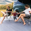 FoundGo Awning Carpet HDPE Camping Outdoor Rug with Eyelets,Nails,Broom,for RV,Patio,Backyard,Picnic,Beach,Trailer