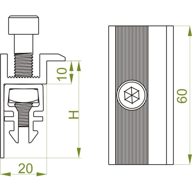 Deep Earth Earth Ground Rod, Diameter 20 mm, Hot-Dip Galvanised