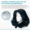 Lights Out Hooded Travel Pillow - Memory Foam Neck Support
