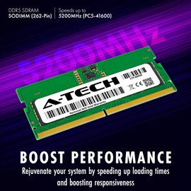 A-Tech 16GB Kit (2x8GB) RAM for Acer Aspire 3D 15 A3D15-71GM Laptop | DDR5 5200MHz PC5-41600 SODIMM 1.1V 262-Pin Non-ECC SO-DIMM Memory Upgrade