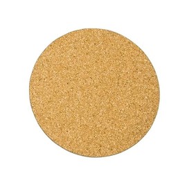 Zeller Present 01110 Cork Coasters, Round, Diameter 11 cm, Natural (Pack of 4)