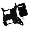 FLEOR 3Ply Black HH Pickguard 11 Holes ST Guitar Pick