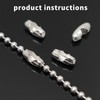 12PCS Blind Chain Connectors 4.5mm Roller Roman Vertical Blind Spare
