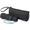 ESPRIT Cutted Cool Ultra Mini Pouch Pocket Umbrella Black Colourful