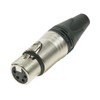 NEUTRIK - CONNECTEUR XLR 4 POINTS FEMELLE ARGENTE NICKEL