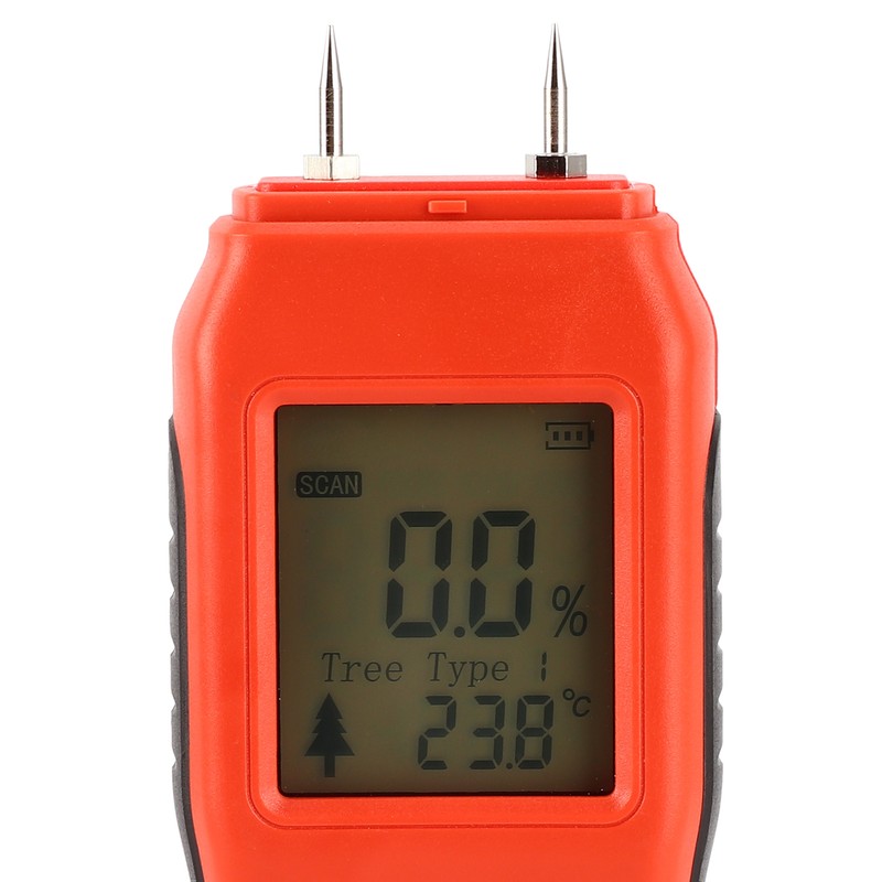 Professional Handheld Digital Wood Moisture Meter Portable LCD Display Wood