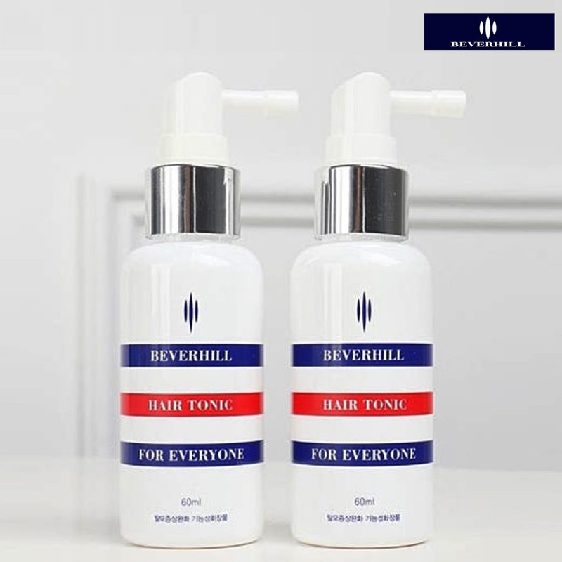Beverhill Hair Tonic 60mlx2 Bottles Scalp Hair Care / 베버힐