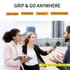 Portable Handheld Microphone Holder, Durable ABS Wireless Microphone Holder, Microphone