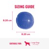 KONG - Squeezz Ball - Strong Squeaky Dog Toy, Bounces