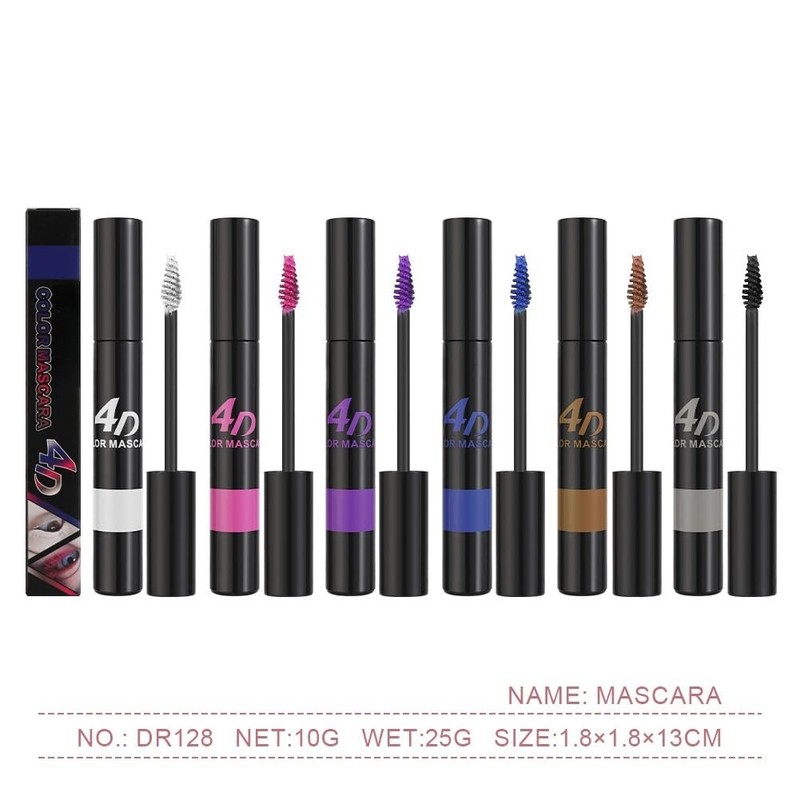 Color Mascara: 24 Hour Waterproof, Rolled, Dense, Long Time Keep,