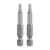 sourcing map 2pcs Square Screwdriver Bit SQ2 1/4" Hex Shank