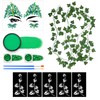 13 Pcs Halloween Poison Ivy Costume Accessories, Ivy Green Leaf