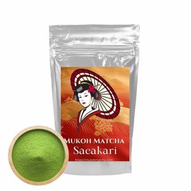 [Mukoh Matcha] 100% Yame-Grown Yamecha "Saeakari" First Flush Sencha Powdered Green Tea For Drinking, Cooking, Gifts, Seasonal Presents, Mother's Day, Father's Day, and Souvenirs, 100% Yame Tea