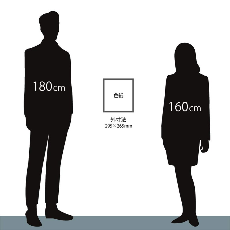 Large Shikishi 9.5 x 10.7 inches (242 x 272 mm)