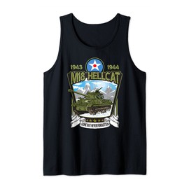 M18 Hellcat Tank Destroyer WW2 Korean War Gift Tank Top