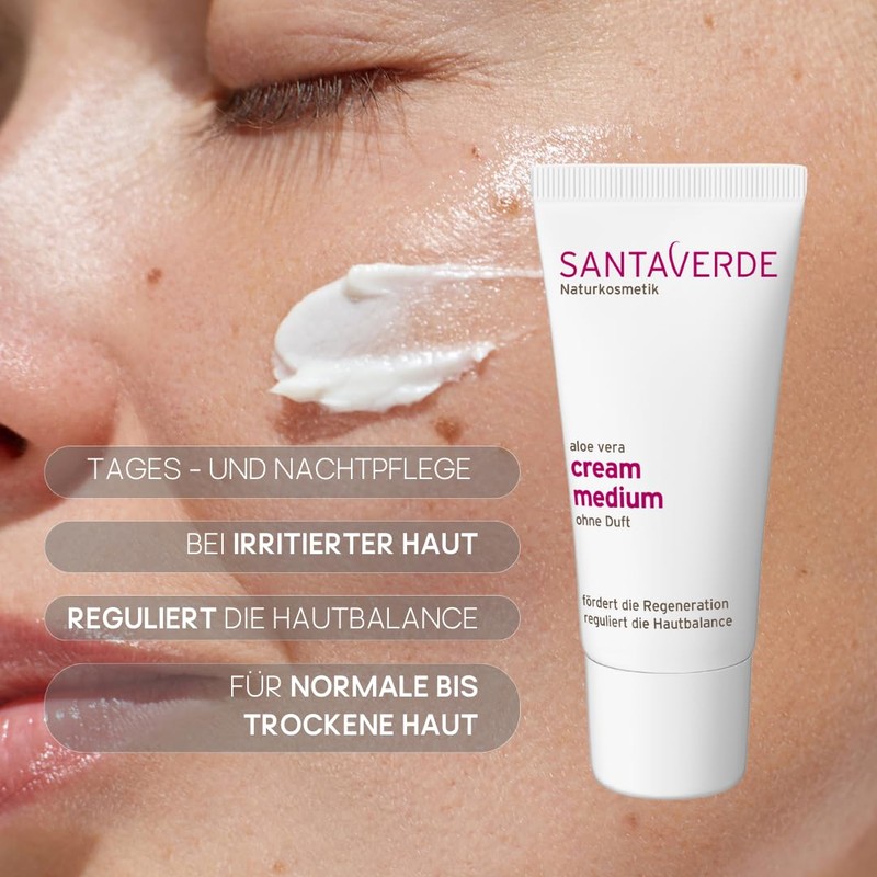 SantaVerde Aloe Vera Creme Medium ohne Duft