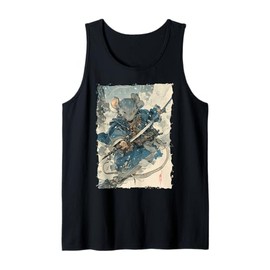 Samurai Mouse Art - Ukiyo-e Warrior Tank Top
