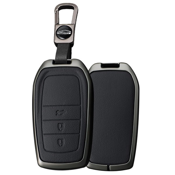 Toyota Smart Key Case Key Holder Alloy + PU Leather