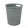 JVL Knit Design Loop Plastic Round Bin 12L, Grey 30