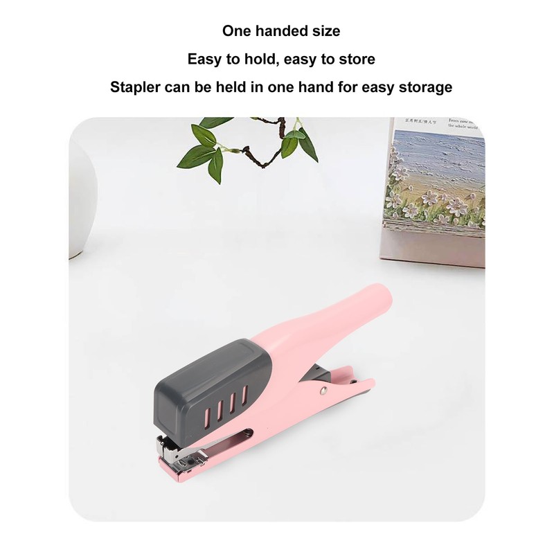 Office Stapler Ergonomic 20 Sheet Capacity Effortless Desktop Stapler Metal