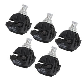 Walfront Conector de Perforación de Aislamiento, 5 uds., sin Pelar, Estañado, 1KV, Divisor de Cable de Voltaje, Estructura Sellada, Conector Aislado de Ramificación (JJC-1)