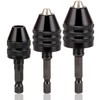 Resze Keyless Drill Chuck Adapter - 3Pcs Drill Chucks for