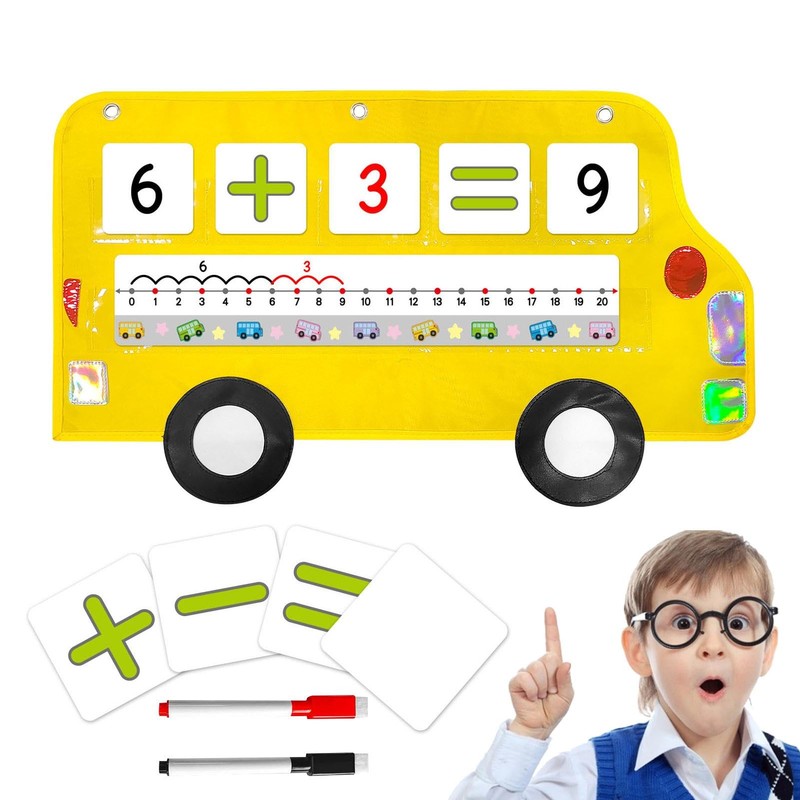 EUBEISAQI Number Lines For Students | Number Strips Versatile Counters