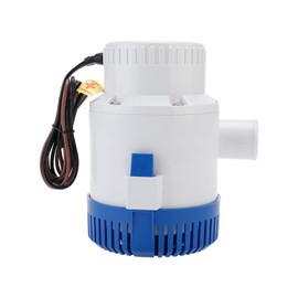 YaeMarine 3700gph 12v Boat Marine Electric Bilge Pump Plumbing Non Automatic 1-1/2" 40MM ID Hose