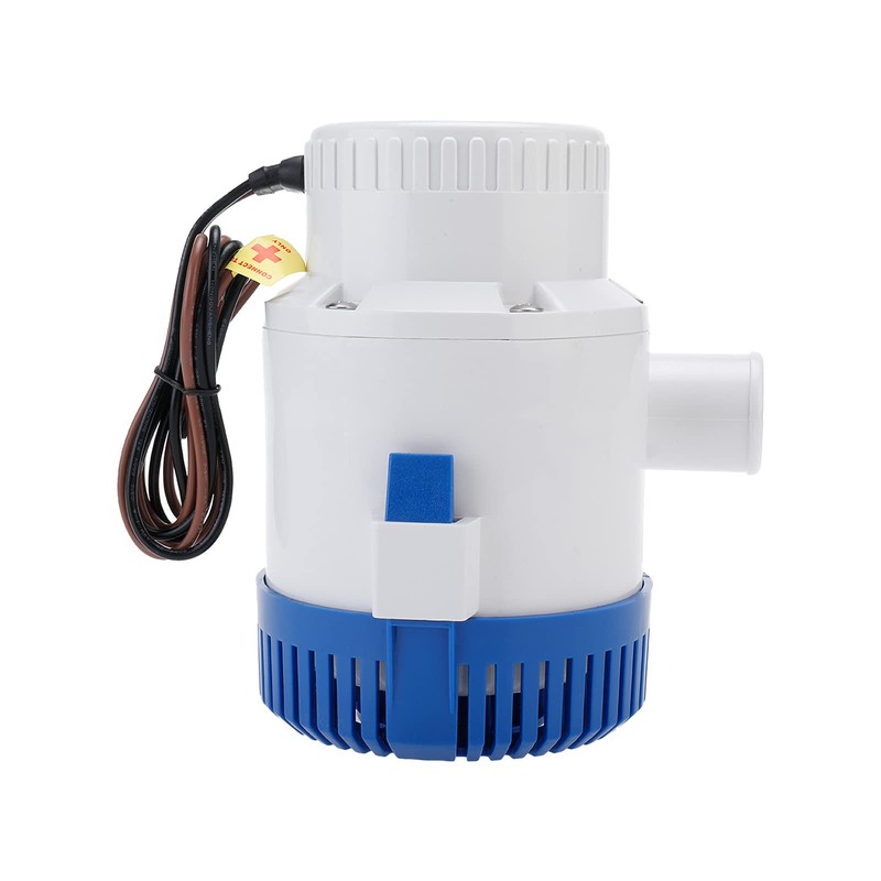YaeMarine 3700gph 12v Boat Marine Electric Bilge Pump Plumbing Non