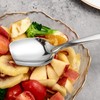 IMEEA Flat Edge Spoon 18/8 Stainless Steel Flat Bottom Serving