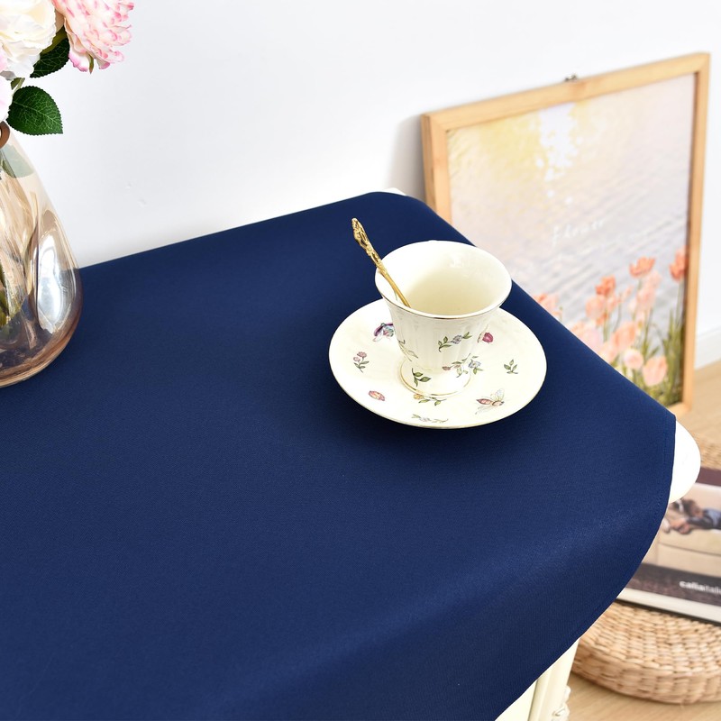 Small Square Tablecloth 2 Pack 24 x 24 Inch Washable