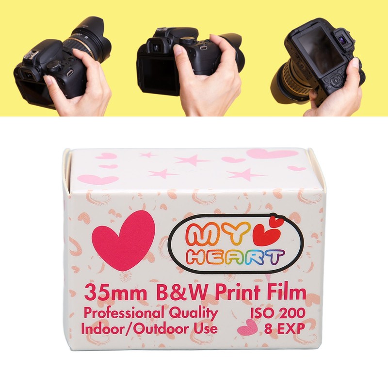 35mm Black and White Print Film ISO 200 HD Camera
