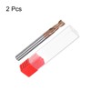 sourcing map 2pcs 5mm Dia 5mm Shank Square Nose End