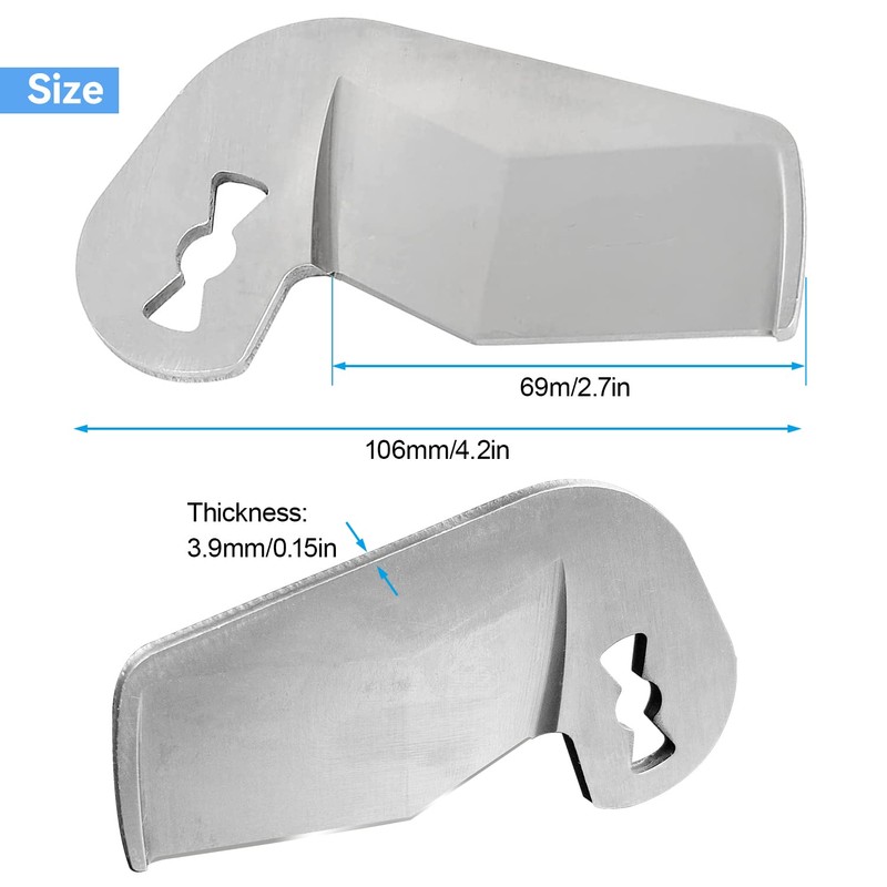 2Pack 48-44-0405 M12 Replacement Shear Blade Compatible with Milwaukee, PVC
