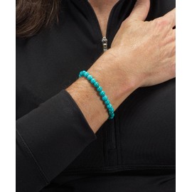 Sts Store - Small, Medium, Large Sizes - Gemstone Beaded Bracelets for Women and Men - 6mm