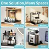 OrganiMax Under Sink Organizer Sliding Drawer – 2-Tier Sliding Drawer