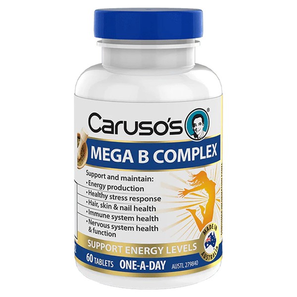 Caruso's Natural Health-Mega B Complex 60 Tablets