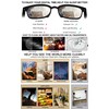 MARE AZZURO Lightweight Progressive Multifocus Reading Glasses Blue Light Blocking