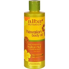 Alba Botanica Massage Oil Kukui Nut 8.5 Fz