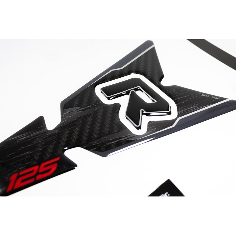 Tankpad Gel Resin Carbon Print Sticker Compatible for Honda CB125R