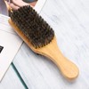 Cepillo de madera para barba de bigote, cepillo de barba