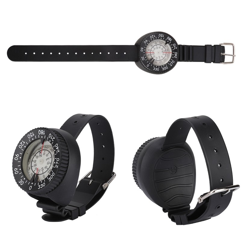 Waterproof Night Vision Wrist Compass Southern Hemisphere & Wristband for