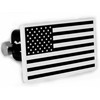 eVerHITCH U.S. American Flag Black & White 5x3 inches Metal