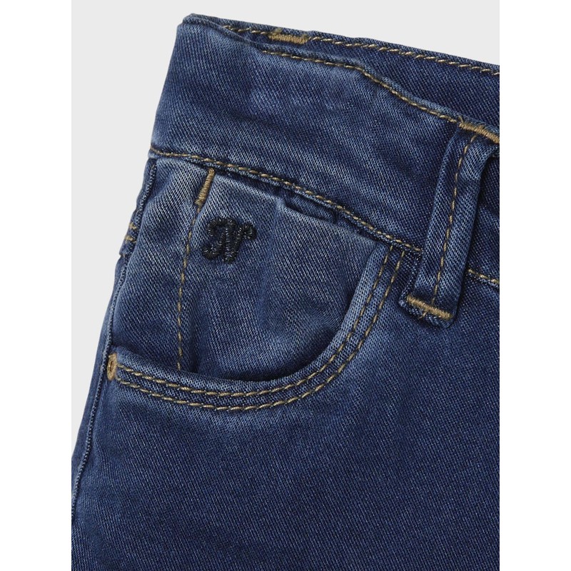 NAME IT Girl Jeans Skinny Fit Sweat, Dark denim blue