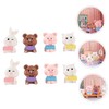 SUPVOX 8Pcs Cute Animal Figurines for Desktop Decoration Adorable Miniature