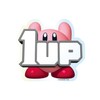 Gourmandies BKBY-19A Kirby Star Character Tam Sticker Big 1UP