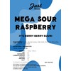Just Treats Mega Sour Raspberry 500g Share Bag